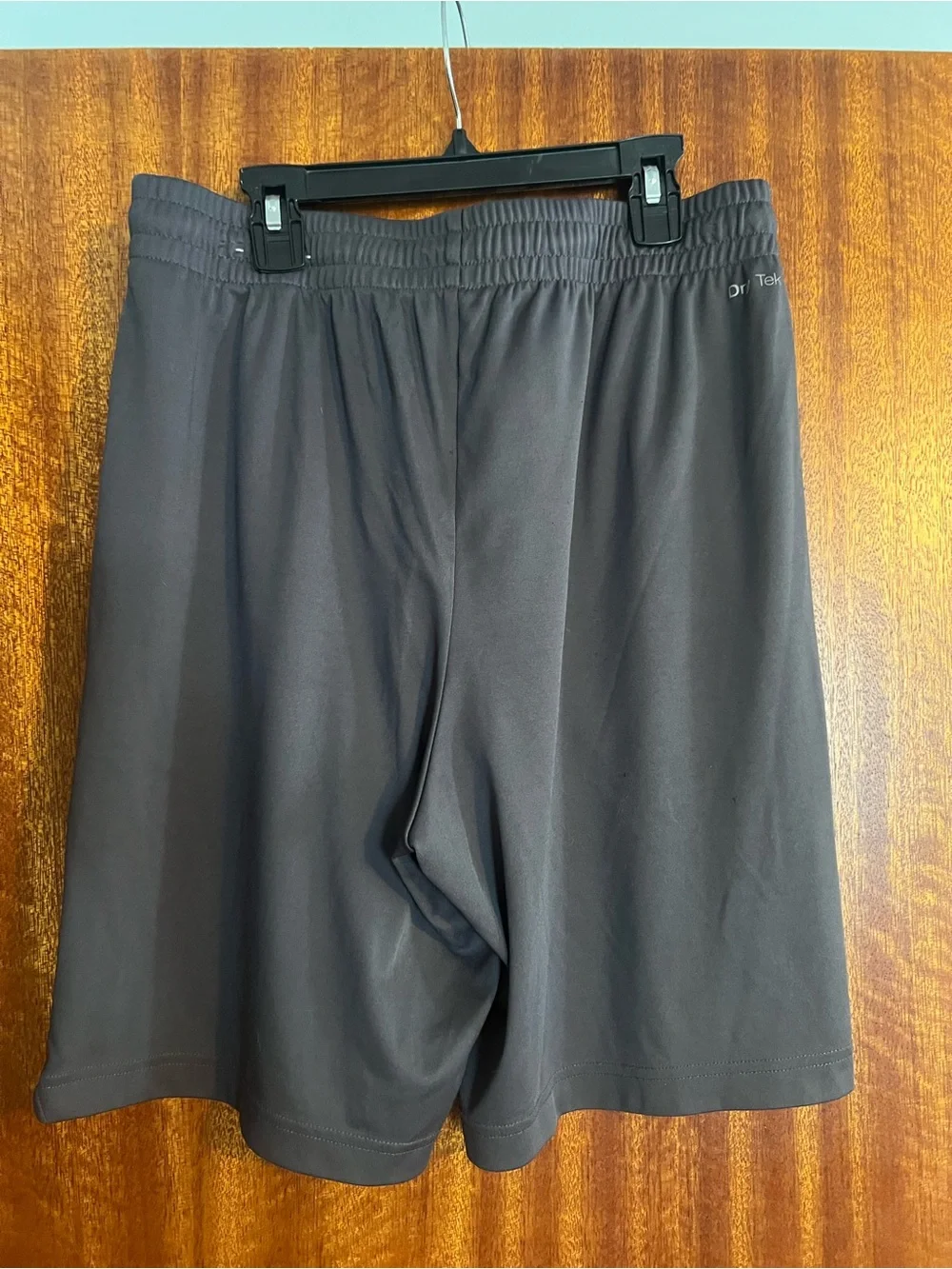 tek gear Gray Athletic Shorts with Black Side Panels